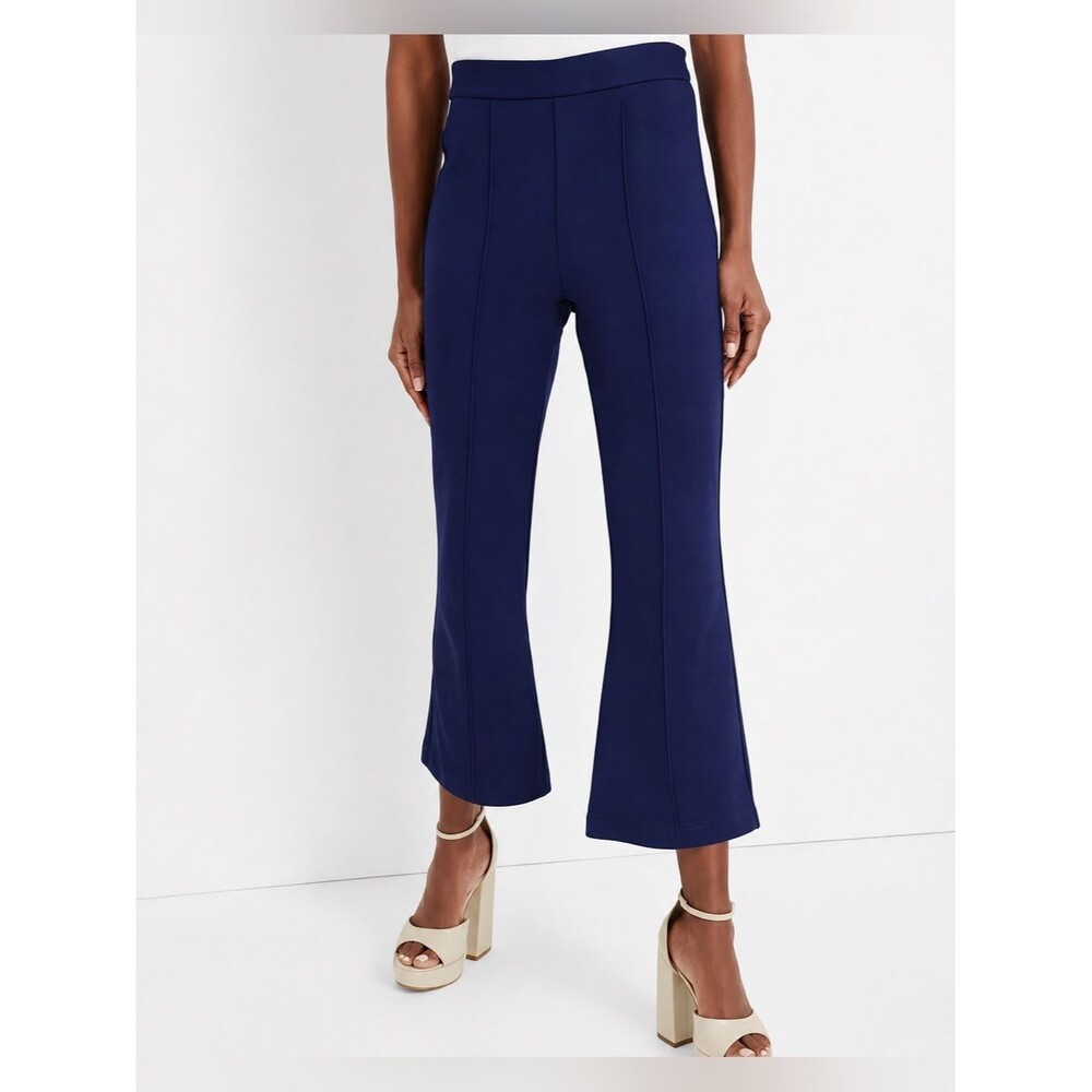 Tuckernuck x Atlantic Pacific Navy Blue High Rise Kick Flare Pants Size XS